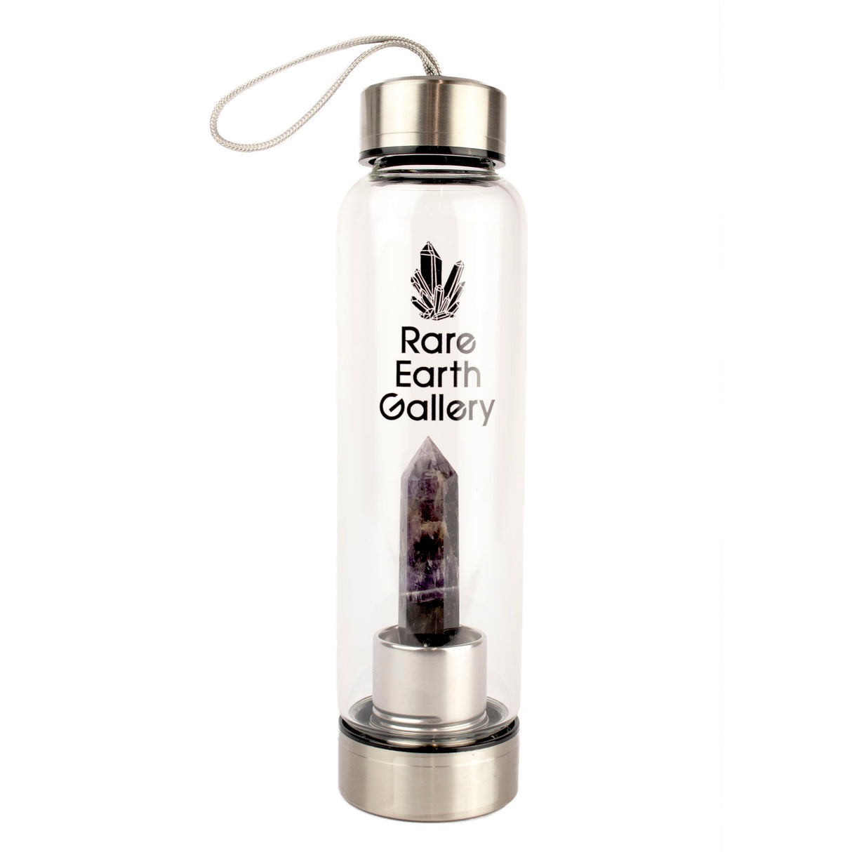 Crystal Water Bottle With Neoprene Sleeve