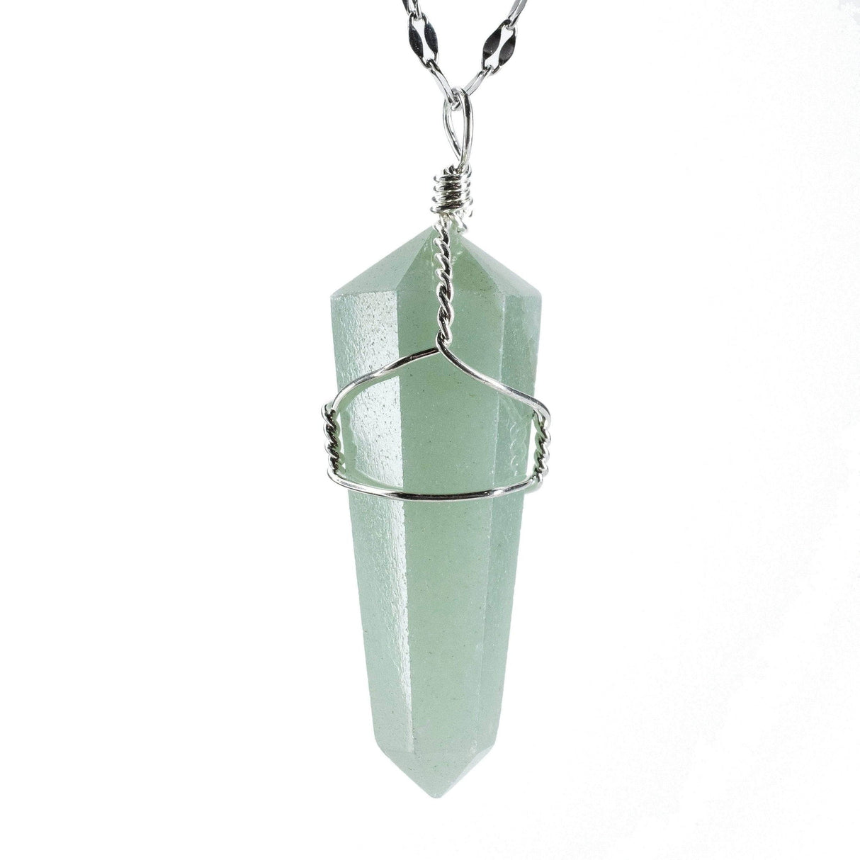 Aventurine Wire Wrapped Pendant