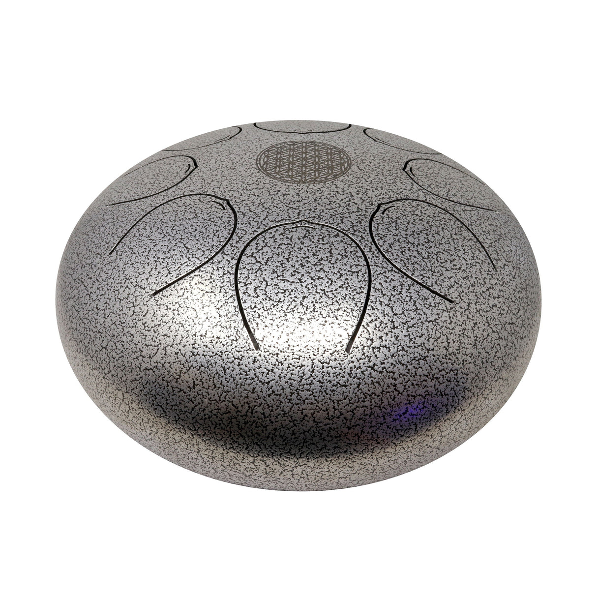 30cm Pentatonic Steel Singing Drum - Metal Silver