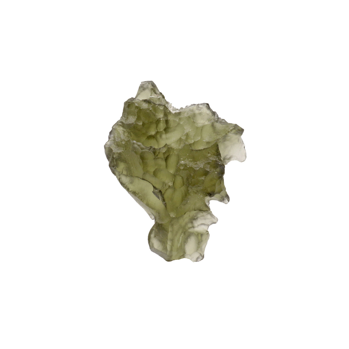 Moldavite Tektite Raw Nugget - in Gel Case