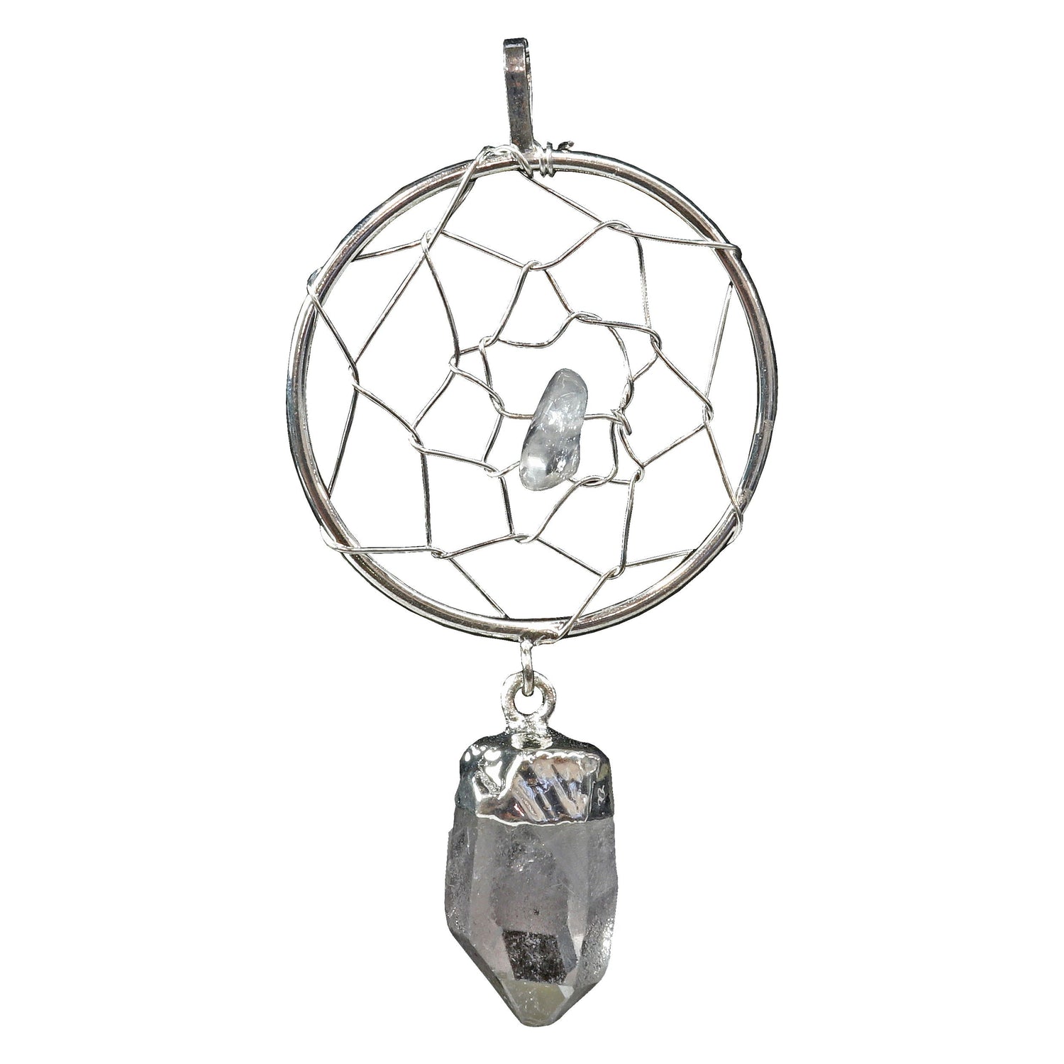 Quartz Dreamcatcher Pendant