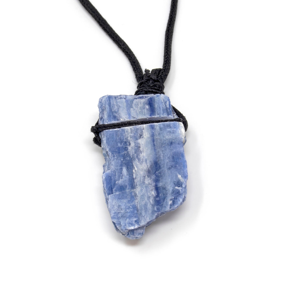 Blue Kyanite Necklace on Cord