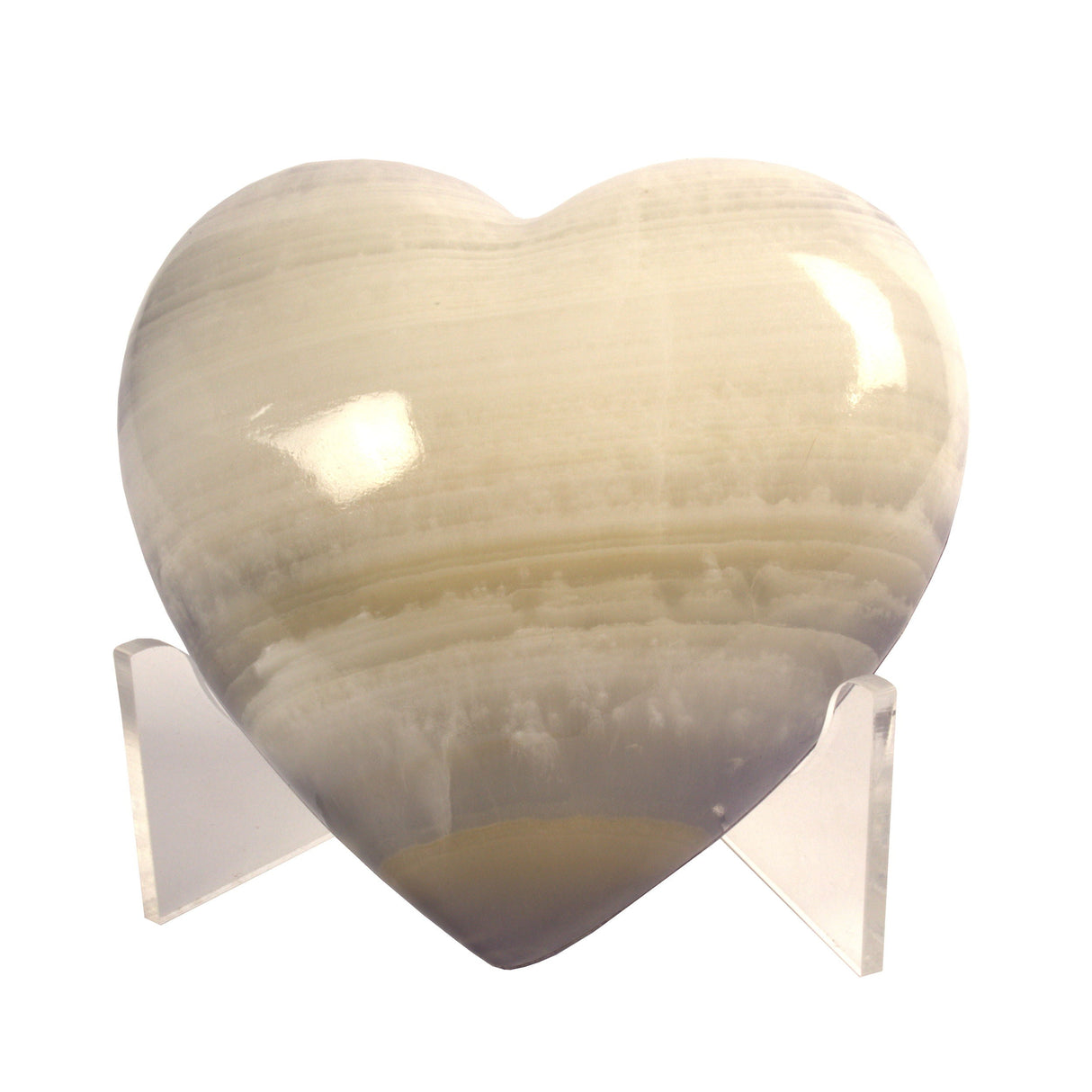 Onyx Heart Dyed Purple Adhesive