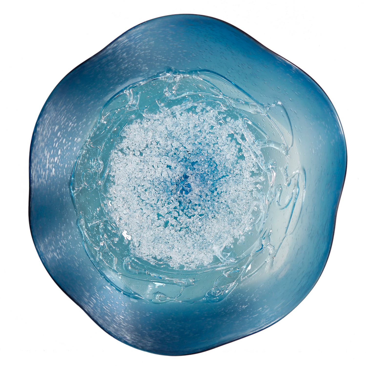 Wall Plate Large - Blue Hard Candy