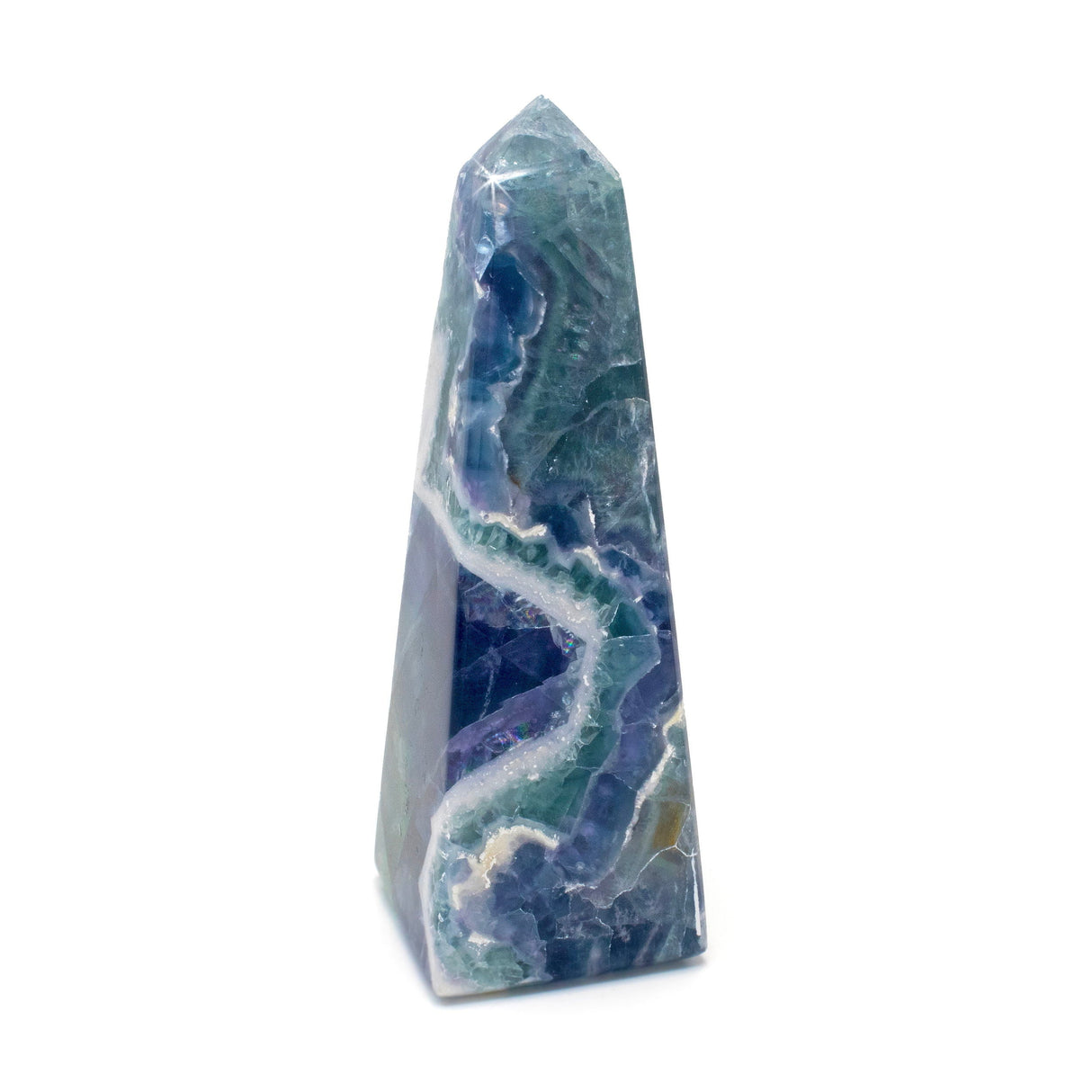 Rainbow Fluorite Obelisk