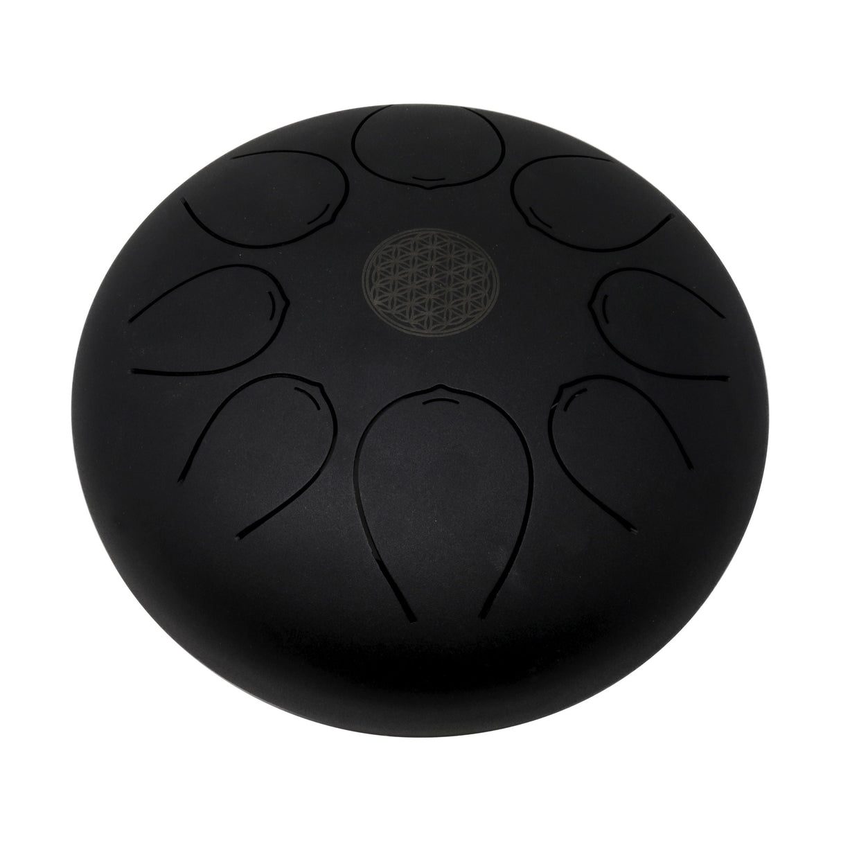 20cm Pentatonic Steel Singing Drum - Black