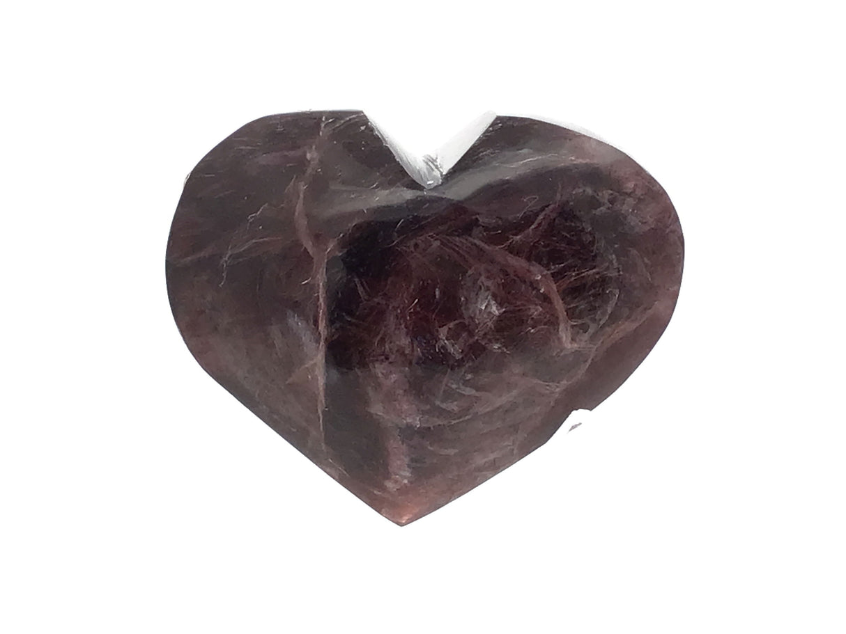 A+ Lepidolite Heart on Lucite Stand