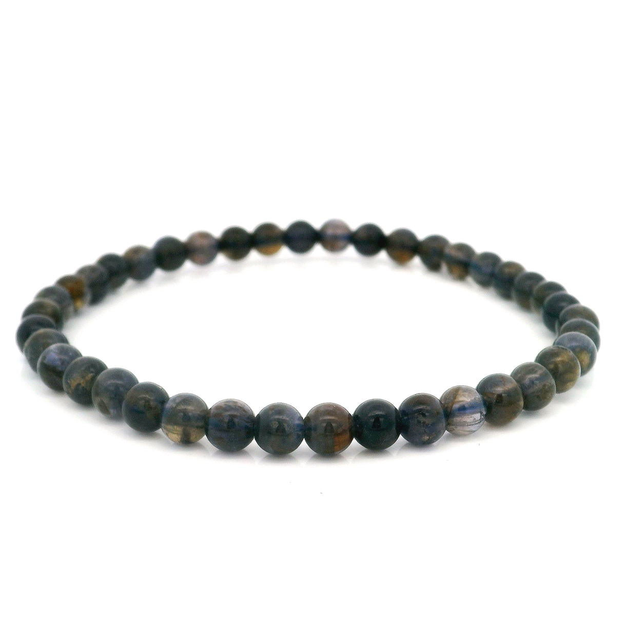Iolite Beaded Bracelet - 4.5-5 mm Round