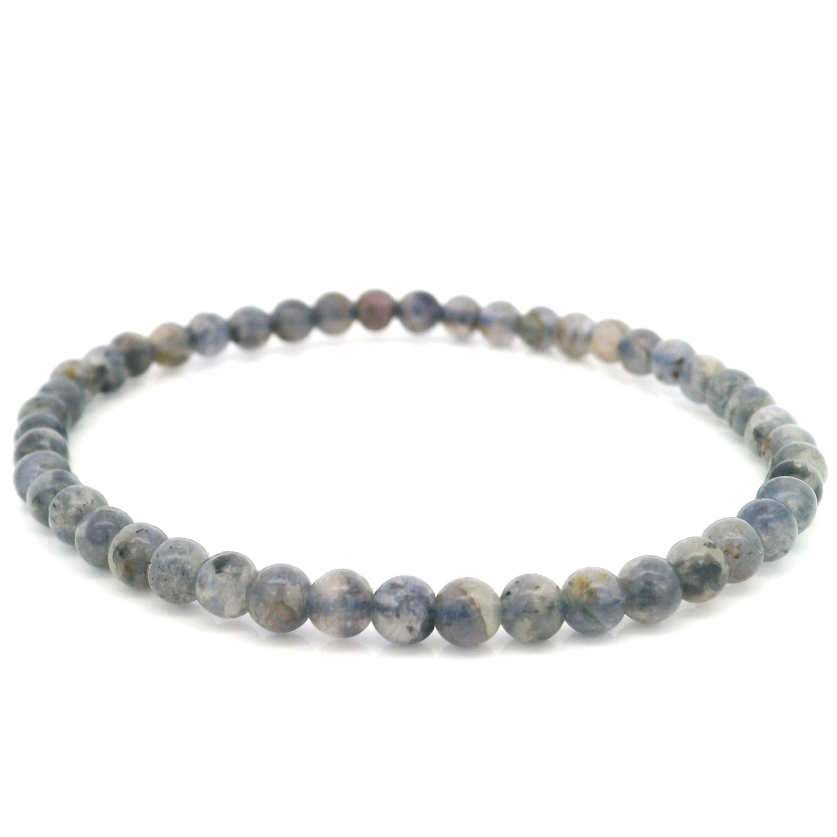Iolite Beaded Bracelet - 4.5-5 mm Round
