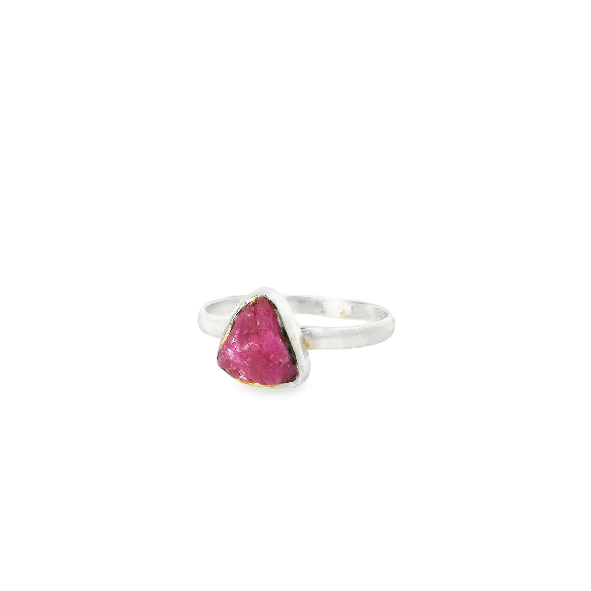 Ruby Nugget Dot Ring - Size 9
