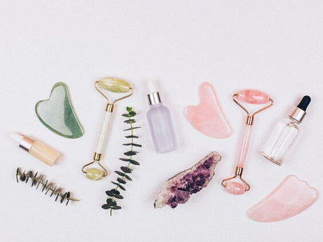 Crystal Gua Sha Tools and Crystal Face Rollers