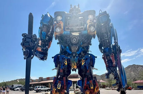 Phoenix New Times | A Cave Creek store has installed an epic Transformer statue
