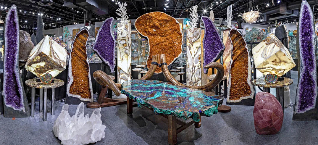 れい　Purple Lake シーグラスアート／天然石／紫／湖 Discover Rare Earth Gallery: A Must-See Destination in Cave Creek