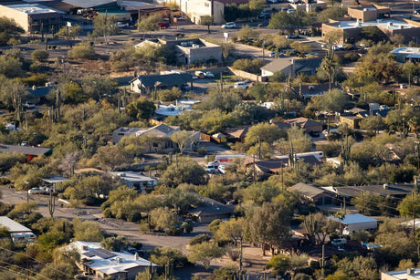 Colorful downtown street in one of Arizona’s most scenic travel towns.