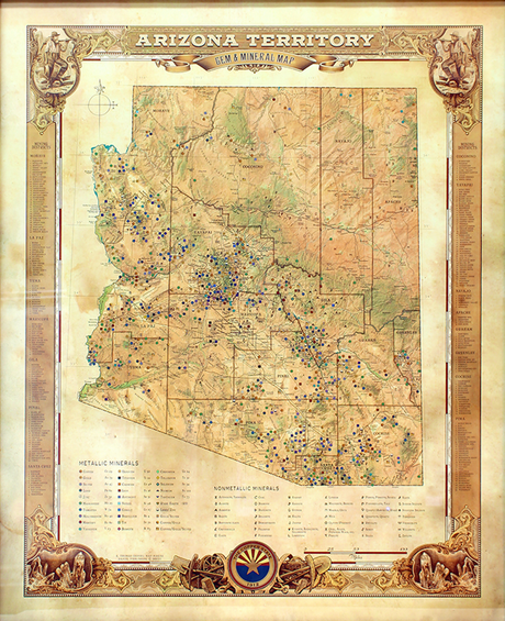 Maps & Books About Minerals & Crystals