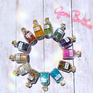 Mini Gemstone Bottles