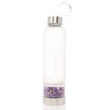Crystal Water Bottle With Flat Section