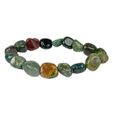 Fancy Jasper Beaded Bracelet Tiny Tumbled