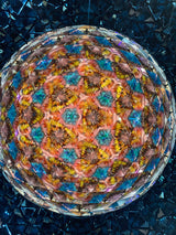 Kaleidoscope with Manzanita Branch End Table Artpiece