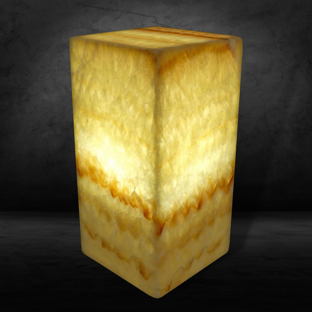 Aqua Café Onyx Square Pedestal Luminary