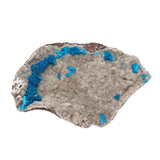 Cavansite Specimen on Quartz Druze and Basaltic Matrix with Lucite Stand