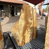 Chocolate Onyx Boulder Fountain - Single Cut Side