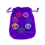 7 Chakra Purple Pouch