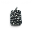 View of Sterling Silver Skull Dog Tag Pendant