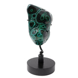 Chrysocolla Malachite Polished Freeform on Custom Spinner Stand