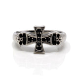 Maltese Cross Stainless Steel Ring