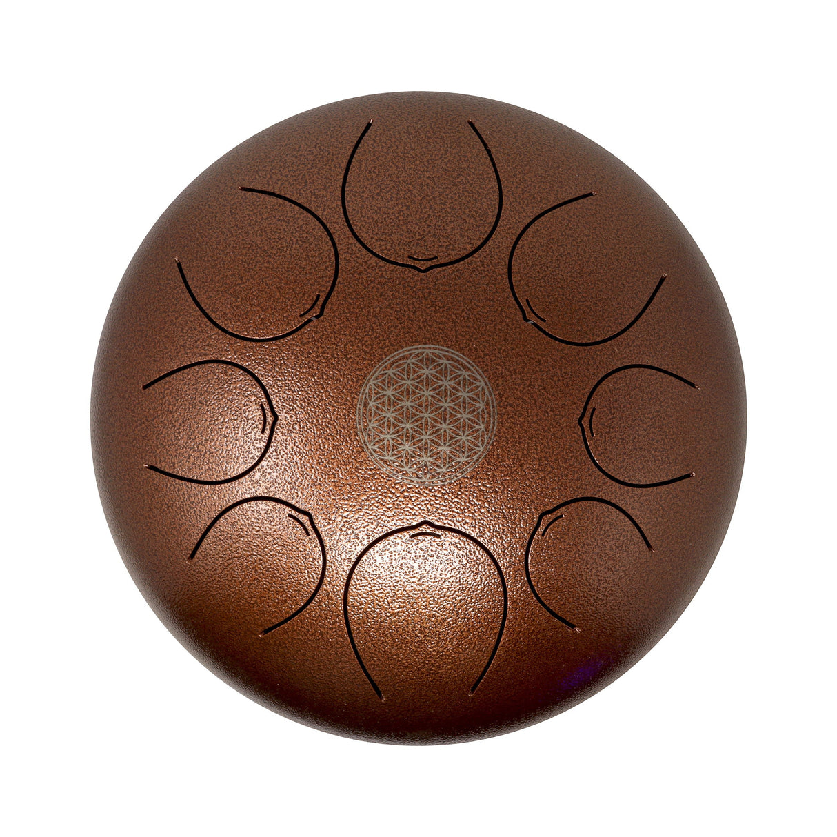 30cm Pentatonic Steel Singing Drum - Metal Red
