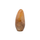 Golden Healer Freeform Polished With Cut Base - Dark Yellow Hematoid Quartz