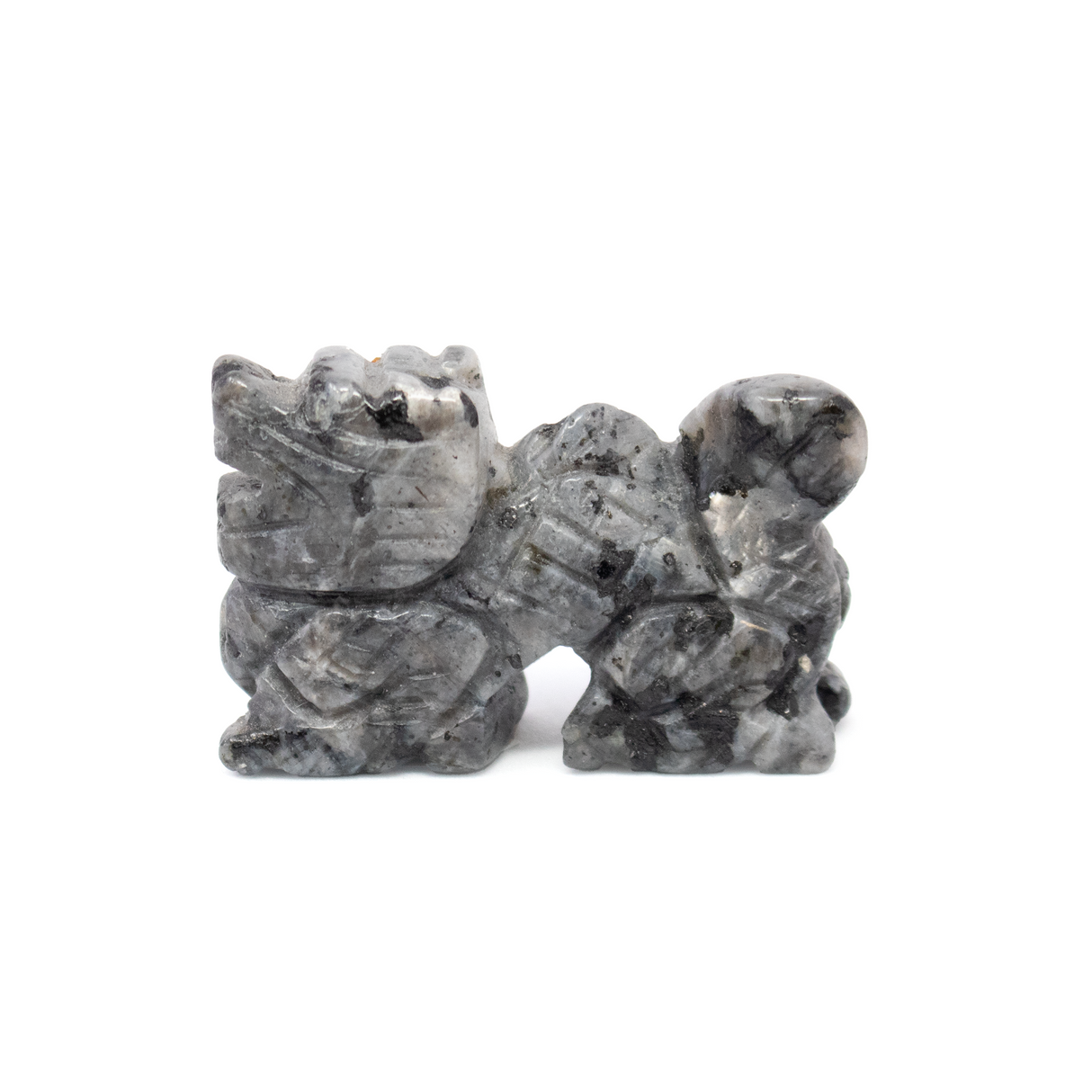 Larvikite 2" Dragon Carving