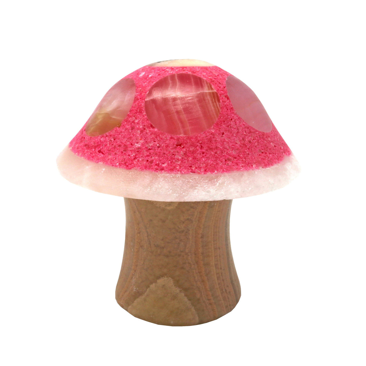Shroominary Luminary - Mini Pink Mushroom Lamp