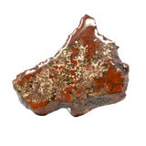 Michigan Copper Vein Slice with Quartz on 3 Prong Acrylic Stand - Small Singles