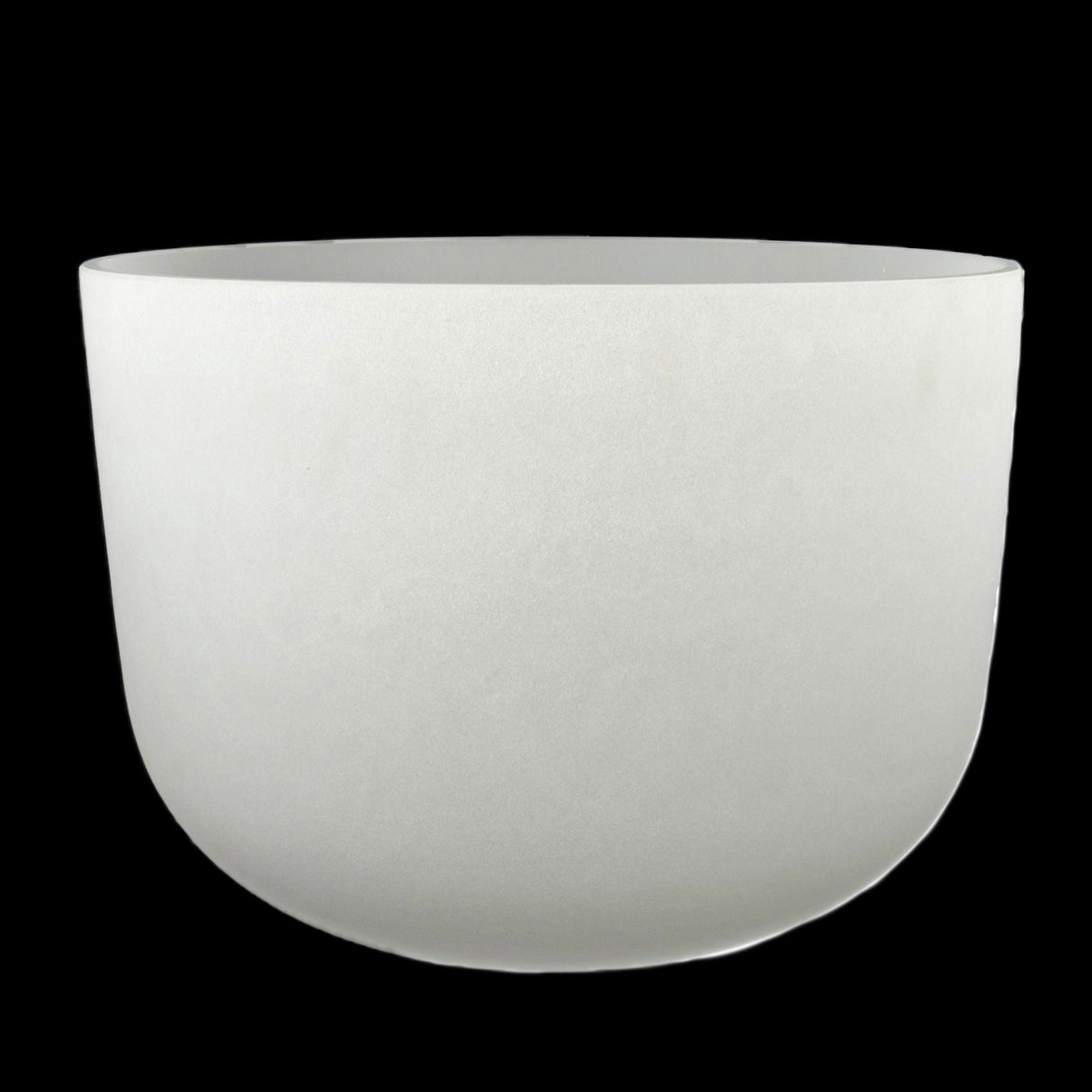 20" Frosted Quartz Sound Bowl - E Note - Aligns Solar Plexus Chakra