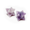 Carved Crystal Merkabah Stars