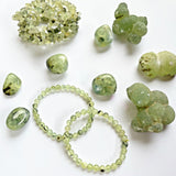 Tumbled Prehnite (Singles) with Epidote from Mali