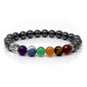 8mm Chakra Beaded Bracelet
