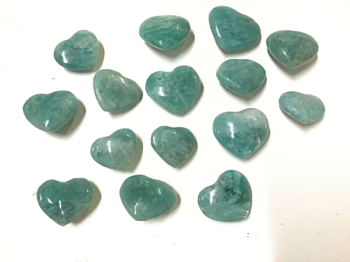 View of Amazonite Heart Magnet
