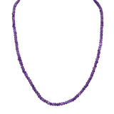 Amethyst Beaded Chain -Single Strand