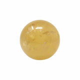 Golden Calcite Sphere on Lucite Ring Stand