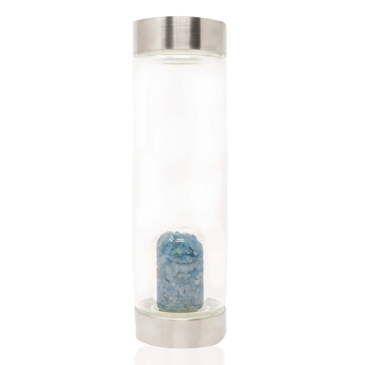 Crystal Water Bottle With Dome