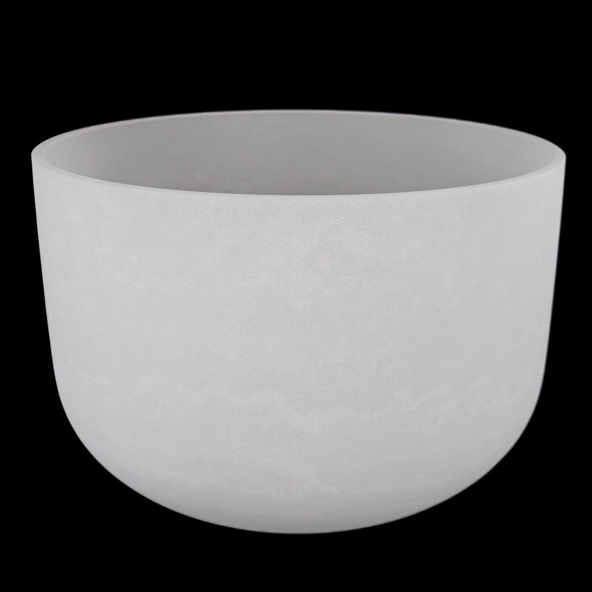 18" Frosted Quartz Sound Bowl - F Note - Aligns Heart Chakra