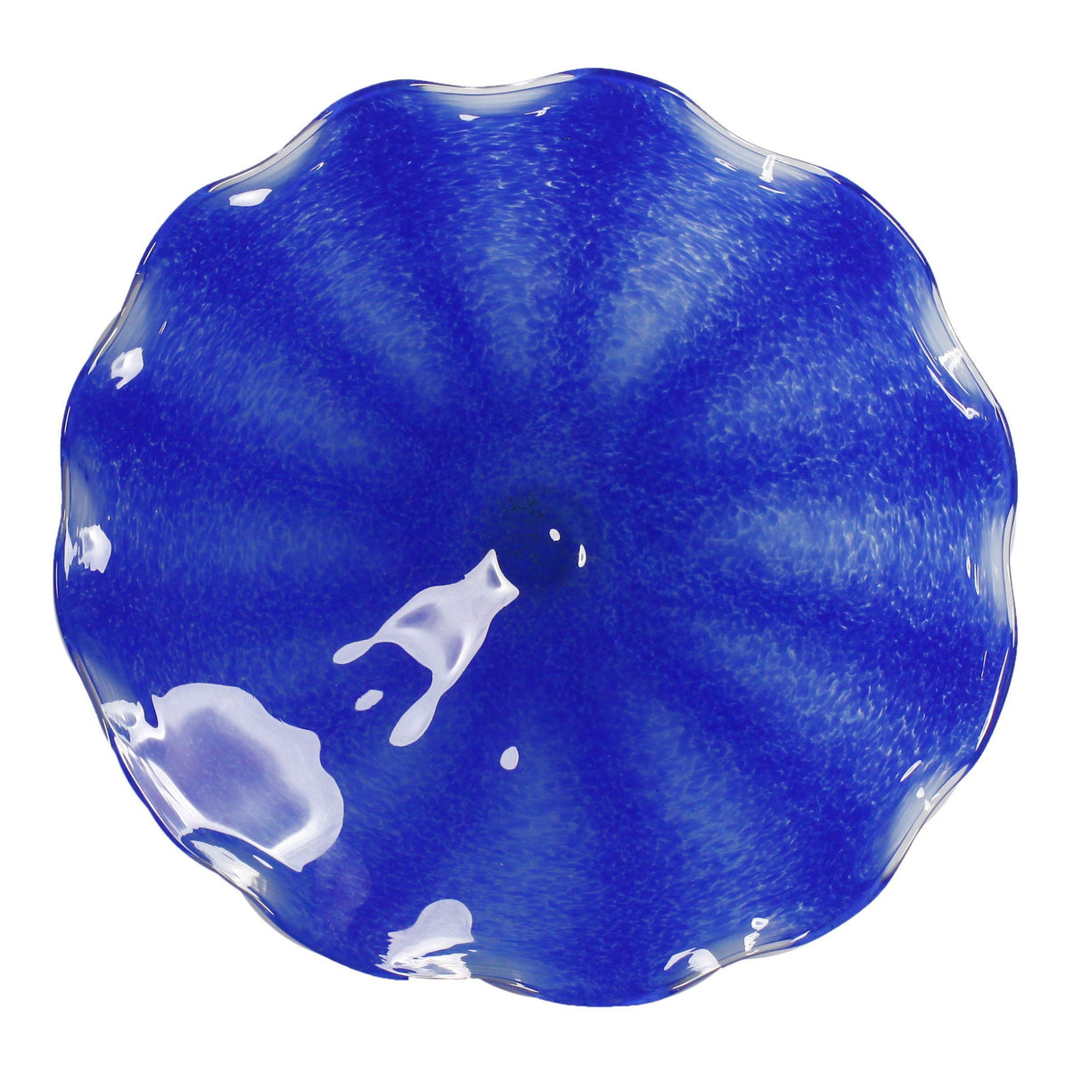 Wall Plate Large - Blue Pinwheel