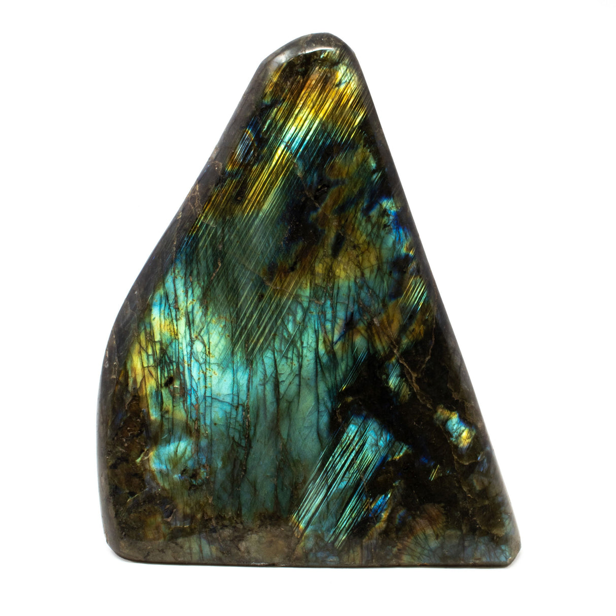 Labradorite Freeform Polished with Cut Base