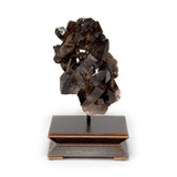 Smoky Quartz Cluster on Custom Metal Stand