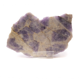 Chevron Amethyst End Cut On Acrylic Easel