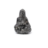 Larvikite Kwan Yin Carving