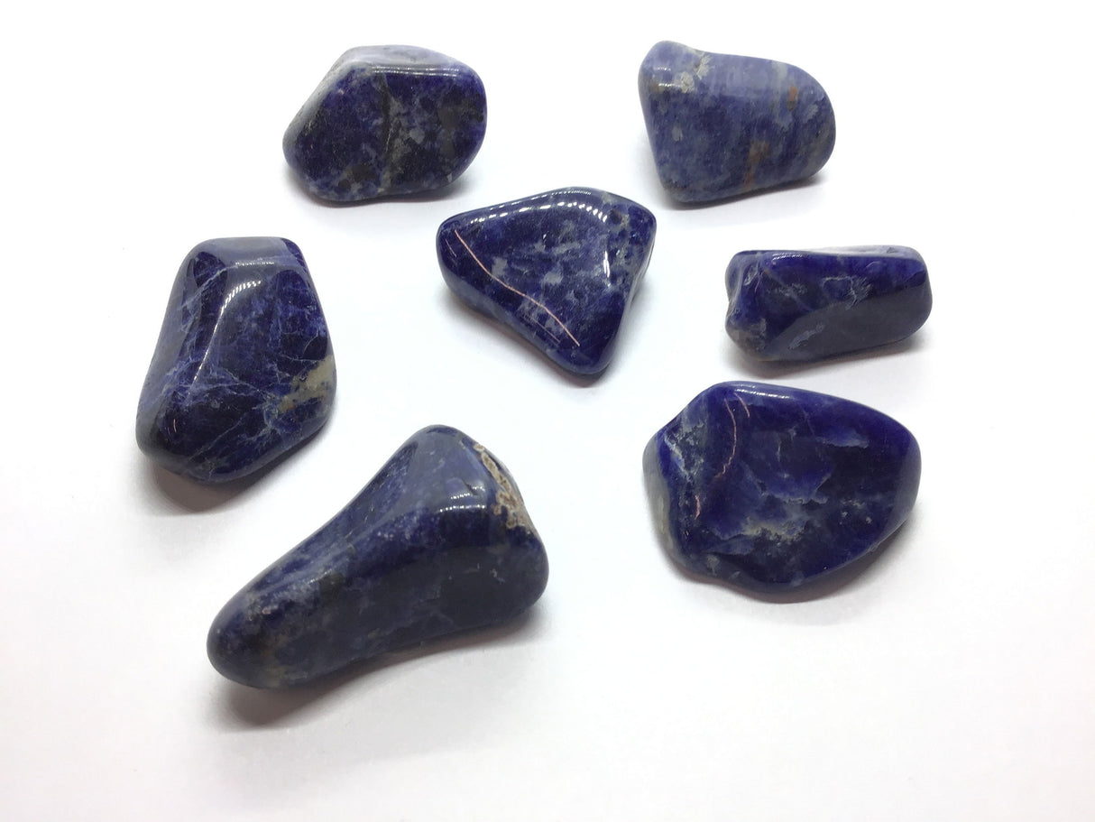 View of Tumbled Sodalite A Quality - Small